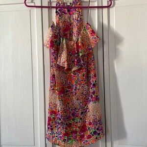 Garden party ready!  100% silk Shoshanna tank blouse.  Size 4